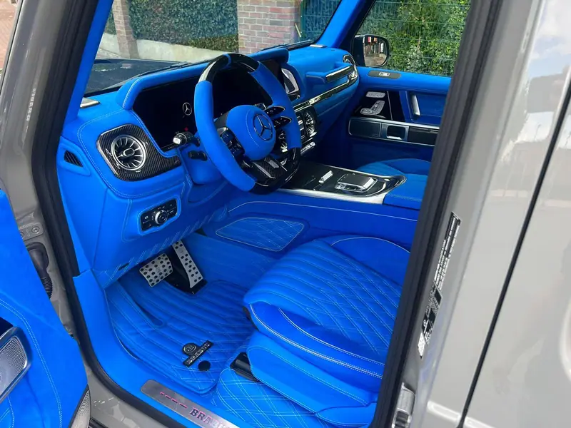 Interieur in Blau